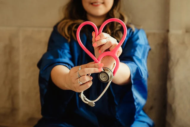 a doctor with a heart