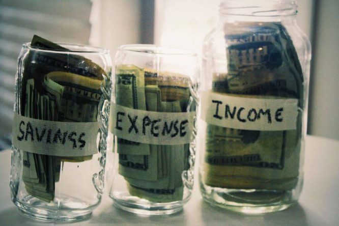 Income savings and Expenses