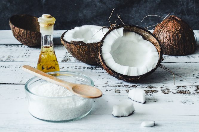 coconut oil and powder