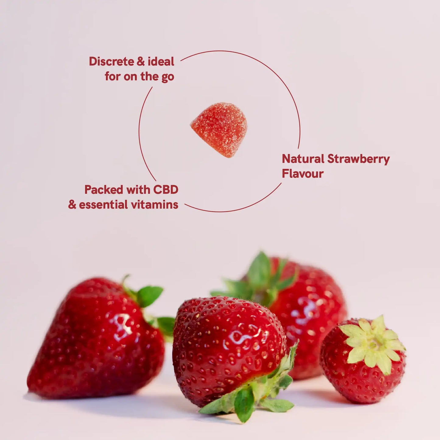 benefits of strawberry CBD gummies from Nordic Oil