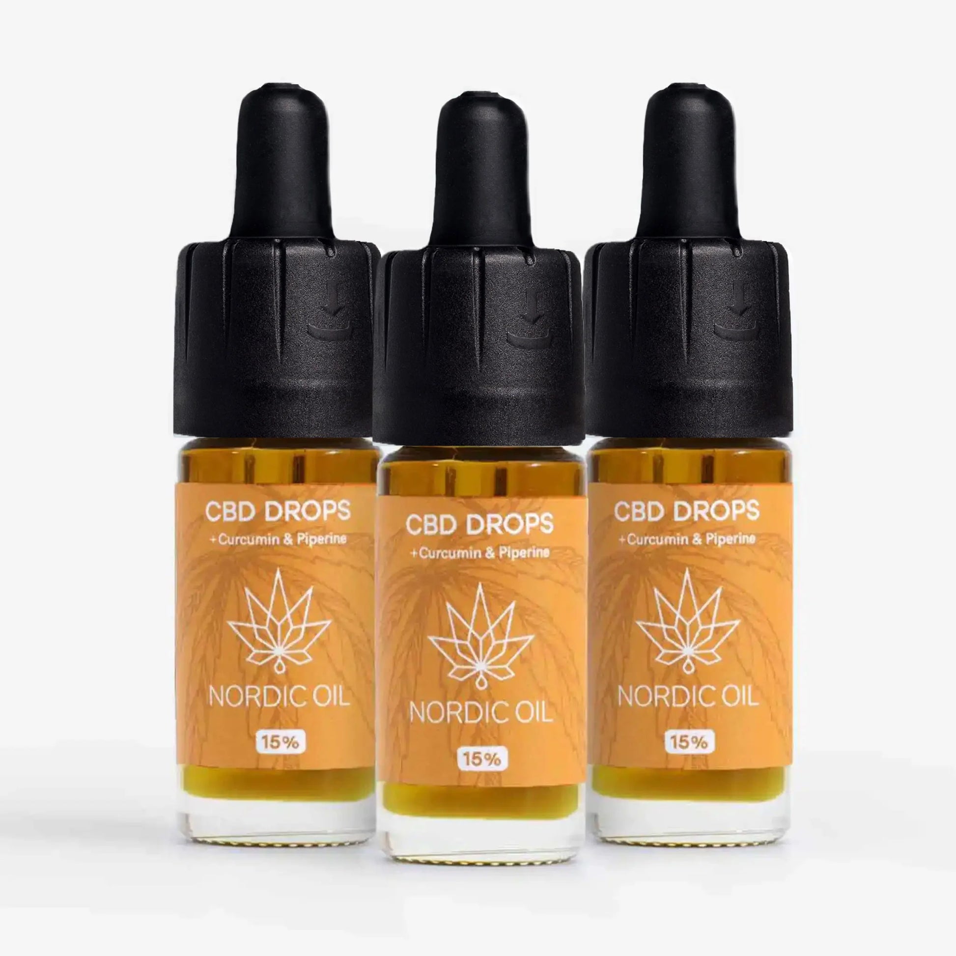 3FOR2: Nordic Oil CBD Drops with Curcumin& Piperine